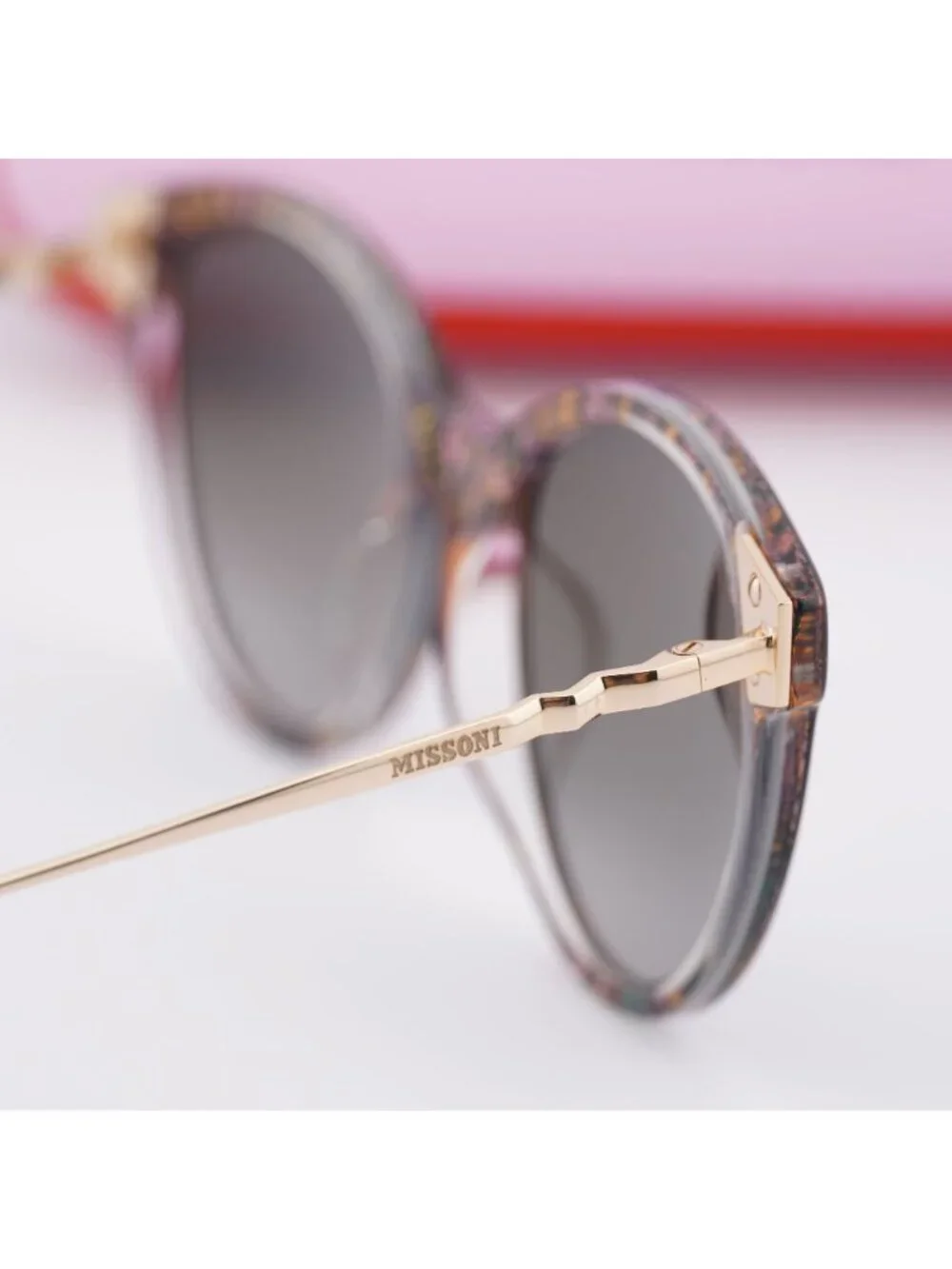 Missoni MIS 0034/S 0KB7 9O Cat Eye Sunglasses - Havana / Gold / Brown